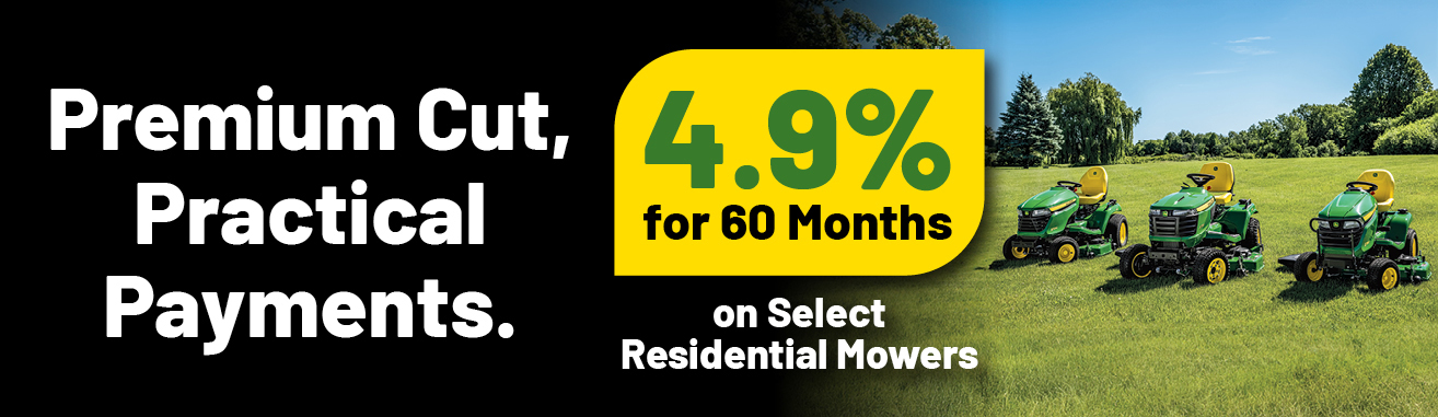 select residential mowers